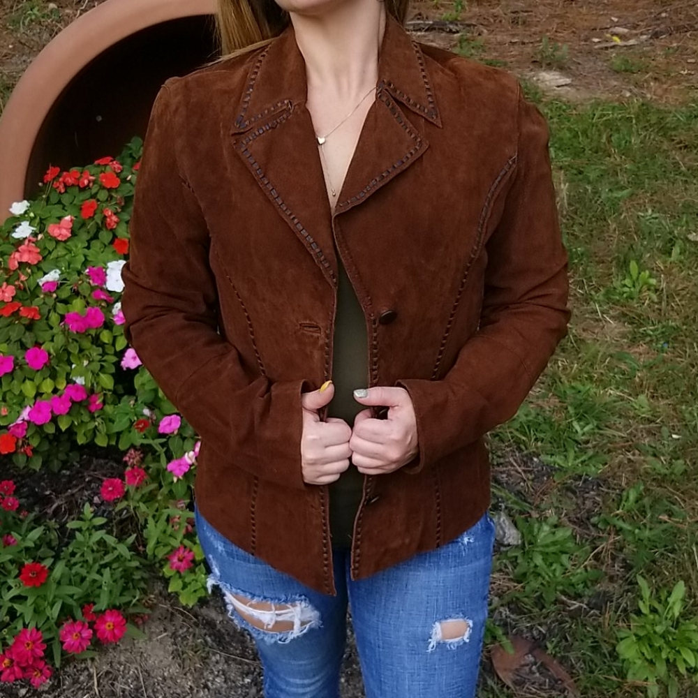 "Jenny" by Venus Williams 100% Leather Jacket